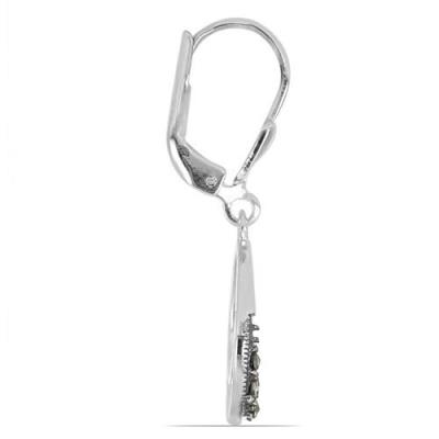 BUY 925 STERLING SILVER NATURAL AUSTRIAN MARCASITE GEMSTONE EARRINGS – BULK JEWELRY